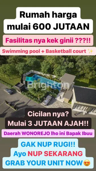 image *PARK SUNRISE, PERUMAHAN BARU DI WONOREJO MURAH MERIAH!!, RUNGKUT, SURABAYA TIMUR, 5 MENIT DARI MERR, JAWA TIMUR* (7)
