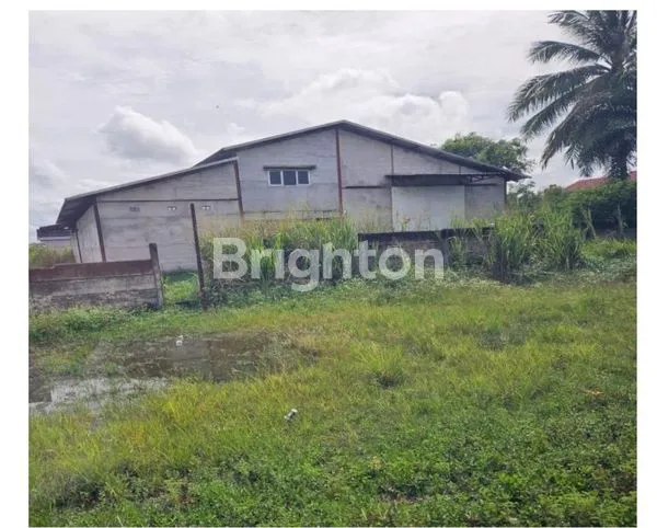 TANAH DI PINGGIR JALAN INDRALAYA, KM 29 OGAN ILIR, SUMSEL INDONESIA