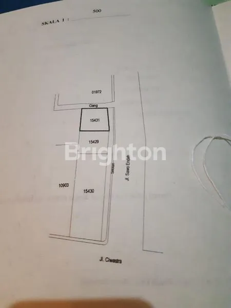 LAHAN DI PINGGIR JALAN RAYA CIWASTRA (SEBELAH PINTI MASUK KOMPLEK SAWO ENDAH), COCOK UNTUK RUMAH TINGGAL SEKALIGUS TEMPAT USAHA