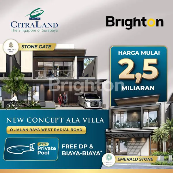 image RUMAH SELANGKAH KE UNIV. CIPUTRA DI CITRALAND, SURABAYA BARAT (1)