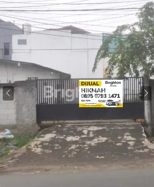 LAHAN 300M2 + BANGUNAN SEMI GUDANG RAWA BUAYA CENGKARENG