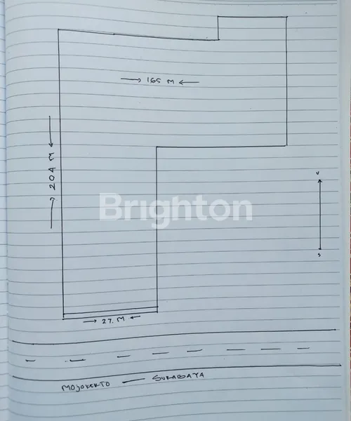 image LAHAN BEKAS PABRIK LOKASI JETIS MOJOKERTO !! (2)