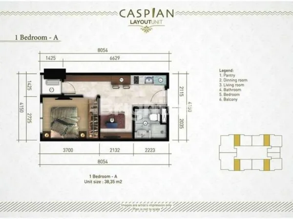image  APARTEMEN GRAND SUNGKONO LAGOON DEKAT   MAYJEN SUNGKONO, DEKAT MALL, DEKAT TOL SATELIT  (1)