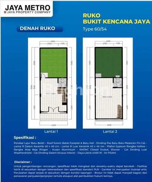 RUKO DUA LANTAI DI TEMBALANG SEMARANG