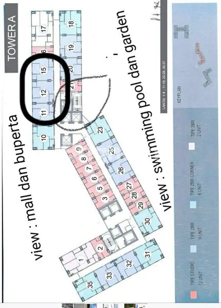 image APARTEMEN TRANSPARK TYPE 2 BEDROOM, LANTAI TINGGI, VIEW MALL TRANS STUDIO CIBUBUR, CIMANGGIS (7)