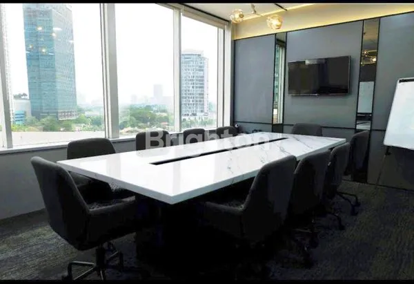 SEWA MURAH OFFICE SPACE MENARA SUDIRMAN 350 M² FULL FURNISHED JAKARTA SELATAN