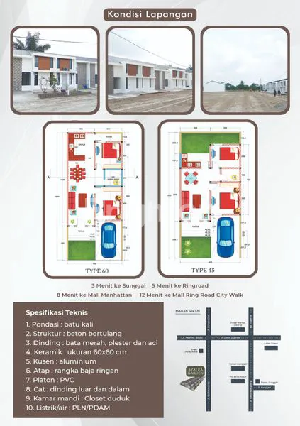 image PERUMAHAN AZALEA GARDEN JL SEI MENCIRIM (8)