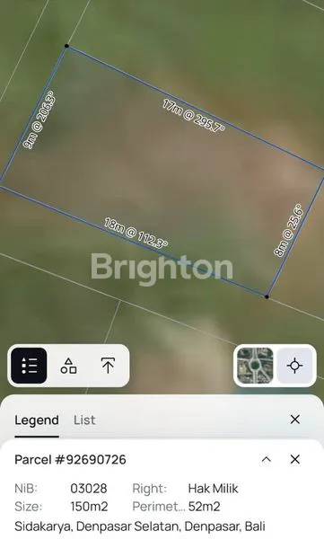 image 1,5 ARE TANAH KAVLING DI SANUR HANYA 8 MENIT KE PANTAI MERTASARI (3)