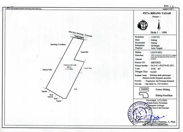 image SATU SATUNYA DI GUBUG, LOKASI TENGAH KOTA PINGGIR JALAN RAYA, TANAH SANGAT LUAS COCOK UNTUK USAHA APAPUN (6)