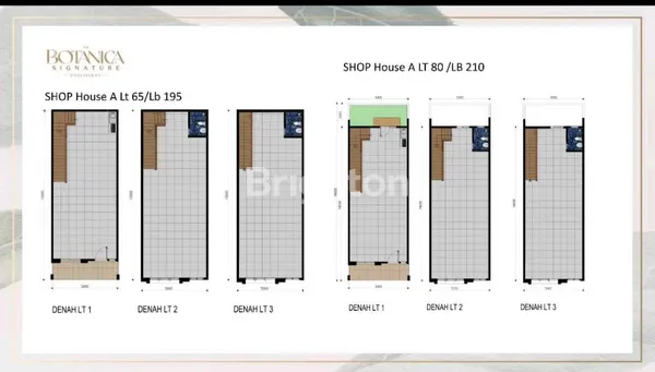 RUKO 3 LANTAI (5X13) THE BOTANICAL SIGNATURE PAJAJARAN