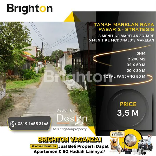 image TANAH MARELAN. DEKAT MARELAN SQUARE. LOKASI STRATEGIS. COCOK BANGUN PERUMAHAN. (1)
