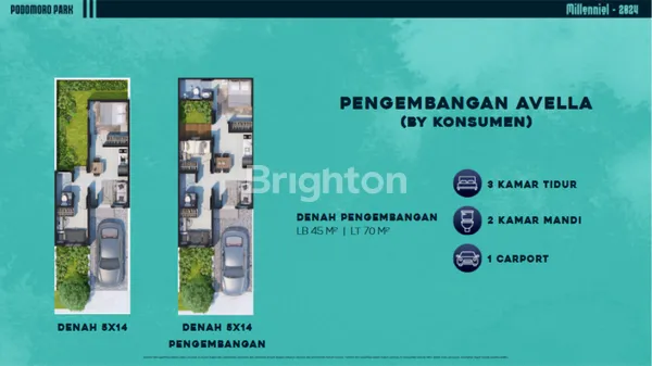 image RUMAH PODOMORO HARGA TERBAIK DENGAN KONSEP MILENIAL (5)