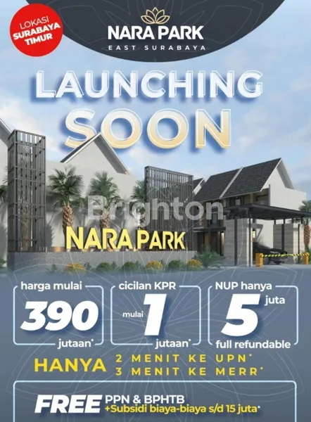 image RUMAH BARU MURAH 600JUTAAN DI NARA PARK MEDOKAN GUNUNGANYAR DEKAT UPN, WIGUNA, MERR, RUNGKUT (4)