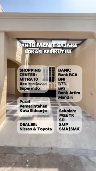 image DIJUAL RUMAH DUA LANTAI BANGUNAN BARU SIAP HUNI PERMATA MEGAH ASRI SIDOARJO -RUMAH 2 LANTAI LOKASI STRATEGIS BUDURAN (2)