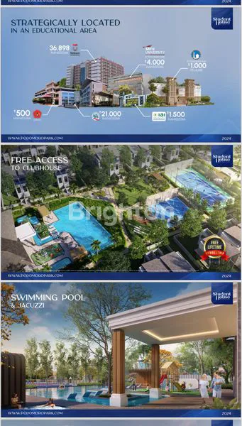 image JANGAN LEWATKAN KESEMPATAN BERINVESTASI YANG MENGUNTUNGKAN DI STUDENT HOUSE PODOMORO PARK BANDUNG (4)