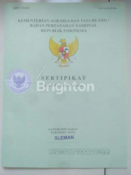 image DIJUAL CEPAT TANAH SHM SLEMAN YOGJAKARTA NEGO KERAS  (1)