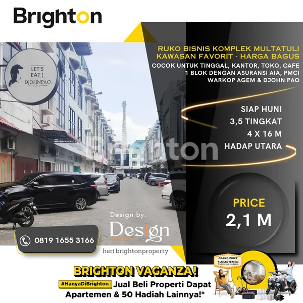 image RUKO MULTATULI. KAWASAN FAVORIT. HARGA BAGUS. 1 BLOK DENGAN ASURANSI AIA, KAMPUS PMCI, DJOHN PAO, WARKOP AGEM (1)