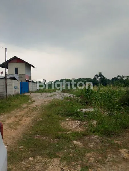 TANAH DISEWAKAN LUAS 8000 METER2 COCOK UNTUK GUDANG WORKSHOP PABRIK MASUK KONTAINER 40FIT WANAHERANG GUNUNG PUTRI BOGOR