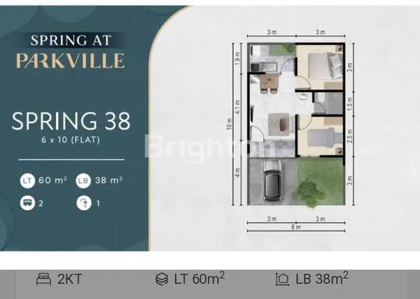 image RUMAH CANTIK SIAP HUNI SPRING AT PARKVILLE SENTUL (3)