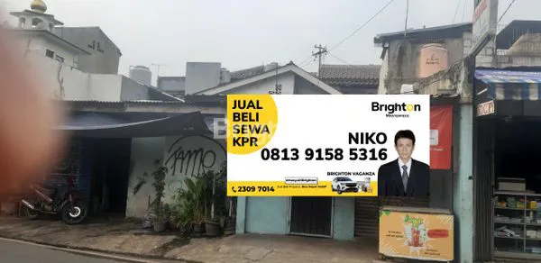 image TANAH BONUS RUMAH,LB250M2,SHM,JALAN 2 MOBIL,COCOK KIS2AN,KANTOR DLL,SELANGKAH PASAR DAN MALL (2)