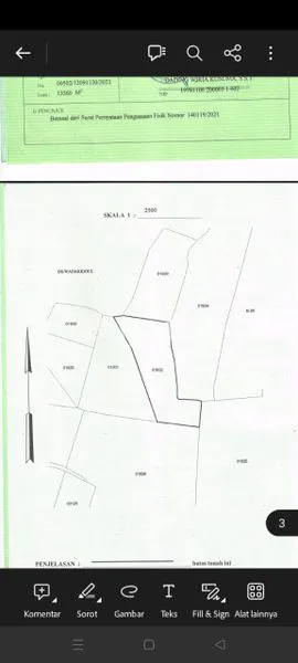 TANAH TAMBAK 1,3 HEKTAR GRESIK