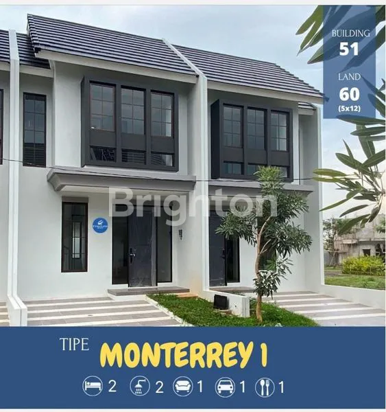 image DIJUAL RUMAH BARU SIAP HUNI MONTERREY CITRALAND CIBUBUR  (3)