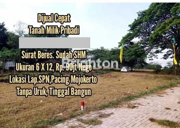 TANAH KAVLING PACING MOJOKERTO