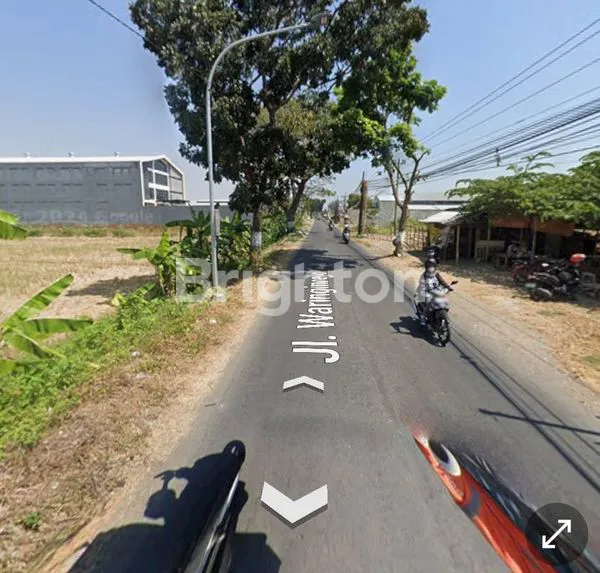 image TANAH PEKARANGAN LUAS 2274M² PINGGIR JALAN BESAR DI WARINGIN REJO DEKAT KONIMEX (3)