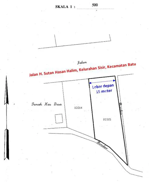 image TANAH NOL JALAN RAYA DEPAN KANTOR BNN PUSAT KOTA BATU (2)