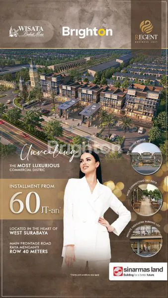 image RUKO LEBAR 7 METER DI WISATA BUKIT MAS, REGENT BUSINESS LOFT, HADAP JALAN RAYA WIYUNG (40METER) ?!? DEKAT PAKUWON MALL, PAKUWON INDAH, CITRALAND UTAMA, GRAHA FAMILI, NASIONAL HOSPITAL, ROYAL RESIDENCE, LENMARC, PETRA BUSINESS SCHOOL, FAIRWAY NINE. (1)