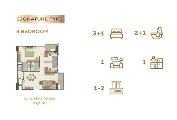 image APARTMENT BORNEO BAY CITY (5)