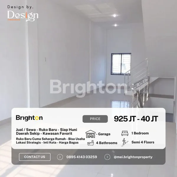 image RUKO KONDISI BARU SIAP HUNI & SIAP BUKA USSAHA INTI KOTA MEDAN JALAN DANAU JEMPANG   (1)