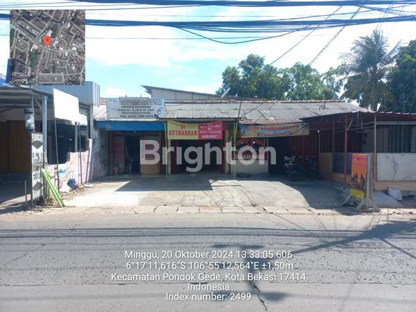 DISEWAKAN RUKO JATIMAKMUR  PONDOK GEDE BEKASI JAWA BARAT