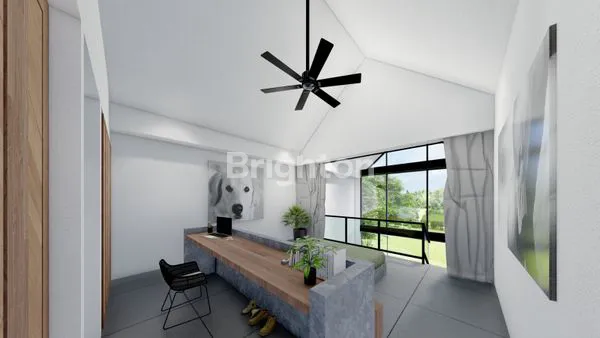 image VILLA GRESS FULL FURNISH DENGAN RIVER VIEW DI CANGGU  (6)