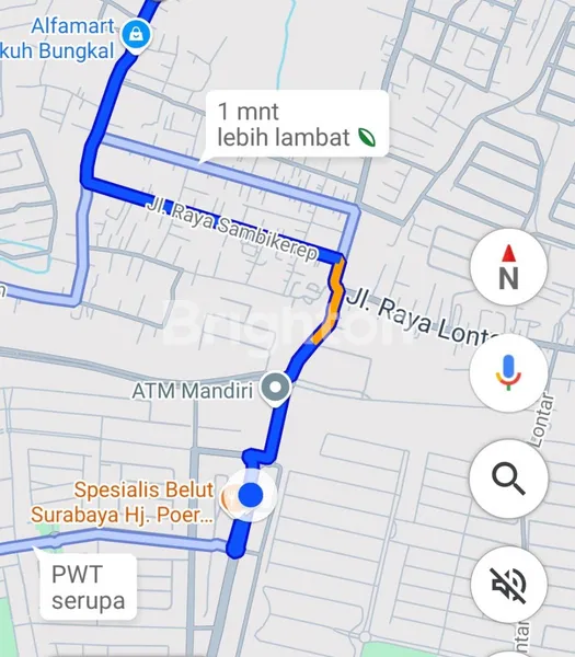 image TANAH SAMBIKEREP LOKASI STRATEGIS SANGAT COCOK UNTUK BUKA USAHA (1)