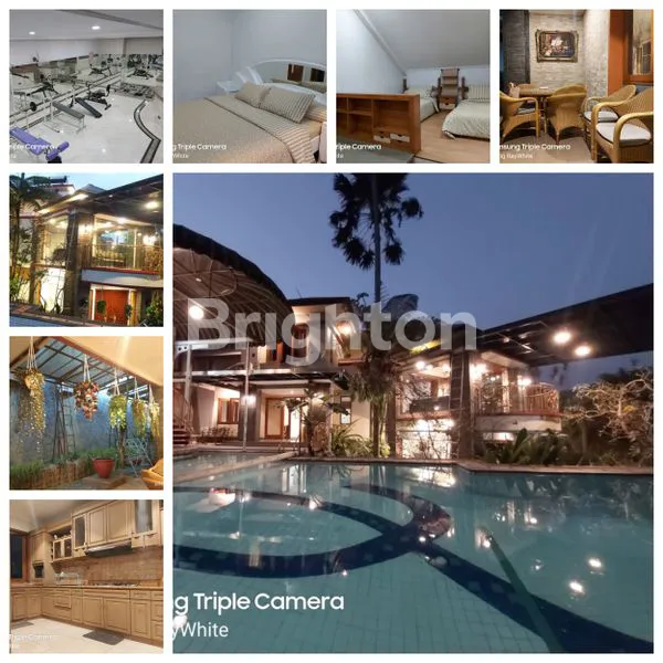 FULLY FURNISHED RUMAH DI  JALAN BUKIT IDAMAN BANDUNG, KONDISI SANGAT TERAWAT SANGAT TERAWAT DENGAN FASILITAS LENGKAP (KOLAM RENANG + RUANG FITNESS + RUANG MEETING + GAZEBO)
