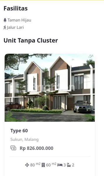 image RUMAH TINGGAL LOKASI PRIME AREA SUKUN KOTA MALANG (2)