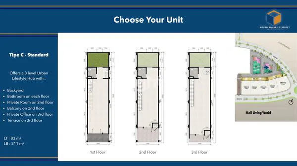 image DIJUAL RUKO TERBARU NORTH SQUARE DISTRICT KOTA WISATA CIBUBUR (5)