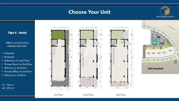 image DIJUAL RUKO TERBARU NORTH SQUARE DISTRICT KOTA WISATA CIBUBUR (6)