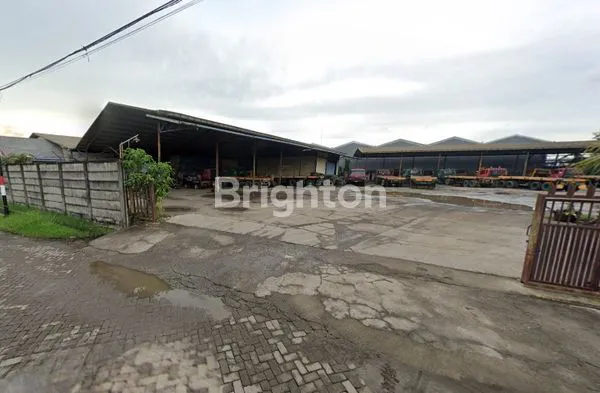 TANAH KAWASAN PERGUDANGAN BISA UNTUK PARKIR TRUCK-TRAILER-CONTAINER DAN MOBIL BESAR LAIN AREA KALIANAK