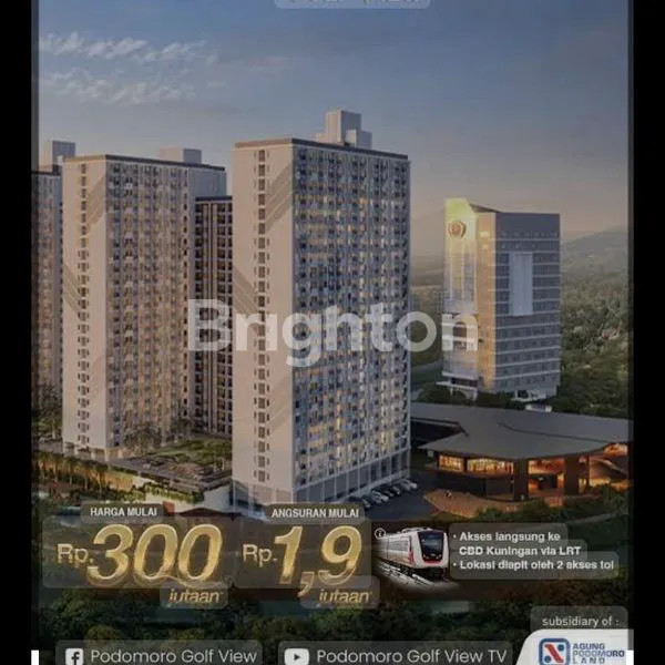 image EKKI TOWER APARTEMEN PODOMORO GOLF VIEW  (1)