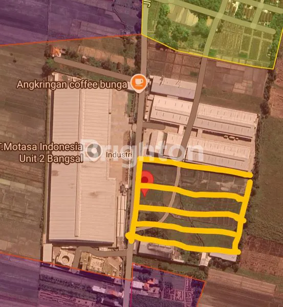 TANAH MURAH NOL JALAN RAYA DESA BANGSAL MOJOKERTO