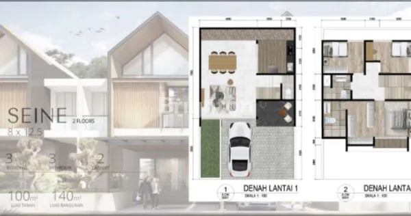 image RUMAH 100% BARU, SETRADUTA  RIVERSIDE DI BANDUNG UTARA, PERUMAHAN BERKONSEP NATURAL LIVING WITH ECO GREEN CONCEPT (2)