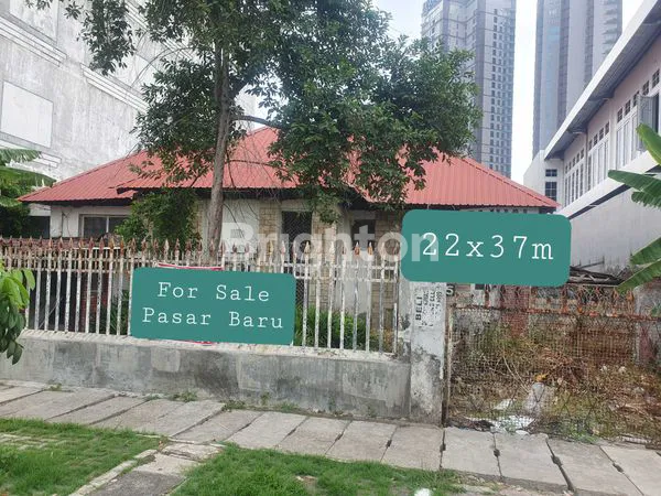 JUAL RUMAH TUA PASAR BARU, HITUNG TANAH