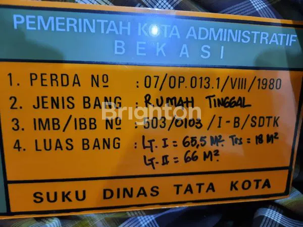 image RUMAH 2 LT KOMPLEK PANCA MOTOR BEKASI (7)