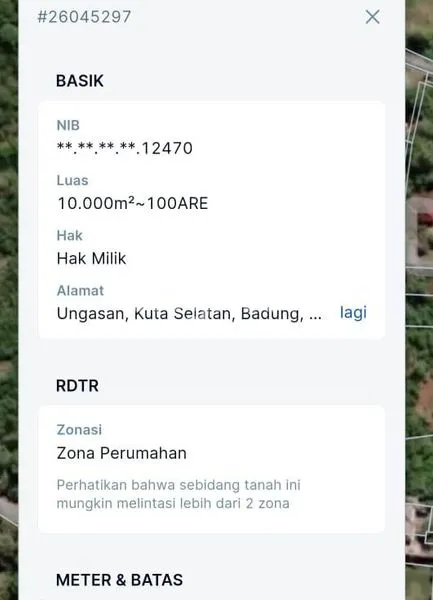 image LAND FOR SALE IN KUTUH - UNGASAN VIEW OCEAN (5)