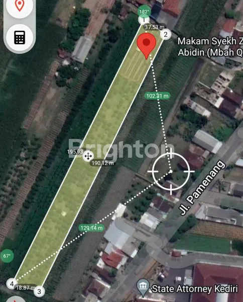 image TANAH LUAS HARGA TERJANGKAU DI NGASEM - DEKAT KANTOR KEJAKSAAN (2)