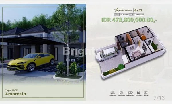 image RUMAH MINIMALIS SIAP HUNI, LOKASI STRATEGIS (3)