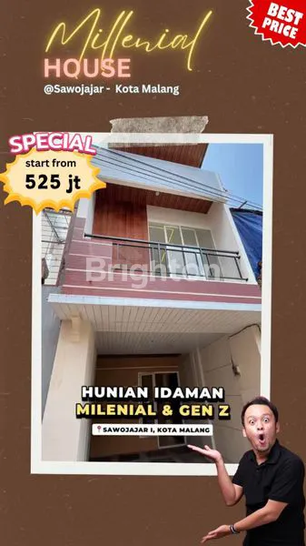 image RUMAH BARU 3 LT 500 JTAN IDAMAN MILENIAL DISAWOJAJAR 1 KOTA MALANG (1)