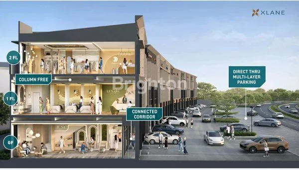 image RUKO XLANE WEST BSD HADAP JALAN TANPA BOOMGATE (4)